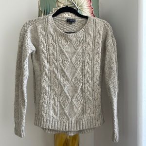 Cozy cable knit sweater
